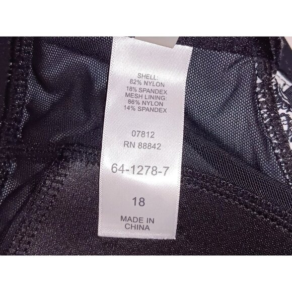 Swimsuits for All Women's Multicolor Avenger Halter Bikini Set  size 18 - Picture 3 of 10